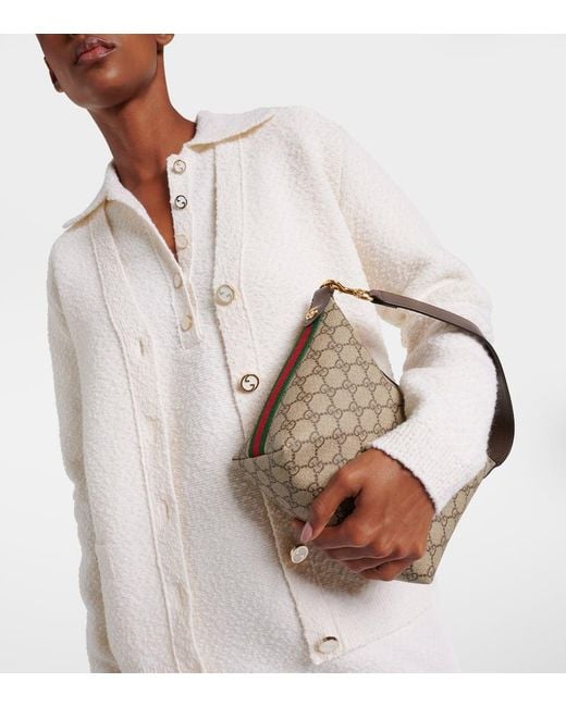 ★GUCCI★ Super Mini Ophidia Shoulder Bag Beige 795466FABIA9 Ophidia super mini shoulder bag in Beige GG Canvas | GUCCI® SI