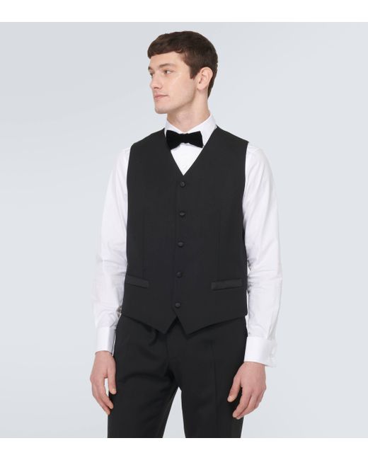 Dolce & Gabbana Black Wool-blend Suit for men