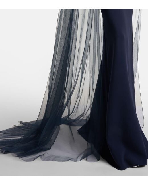 Robe Longue Zadie A Ornements Jenny Packham en coloris Blue
