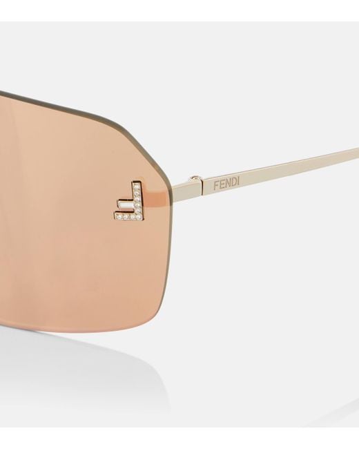 Fendi Natural First Shield Sunglasses