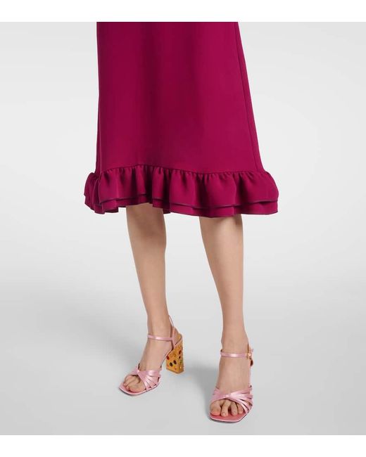 Abito Midi di Valentino in Purple