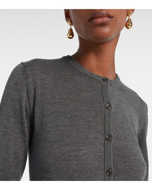 Dolce & Gabbana Gray Cashmere Cardigan