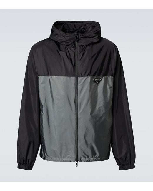Prada Black Re-Nylon Jacket for men