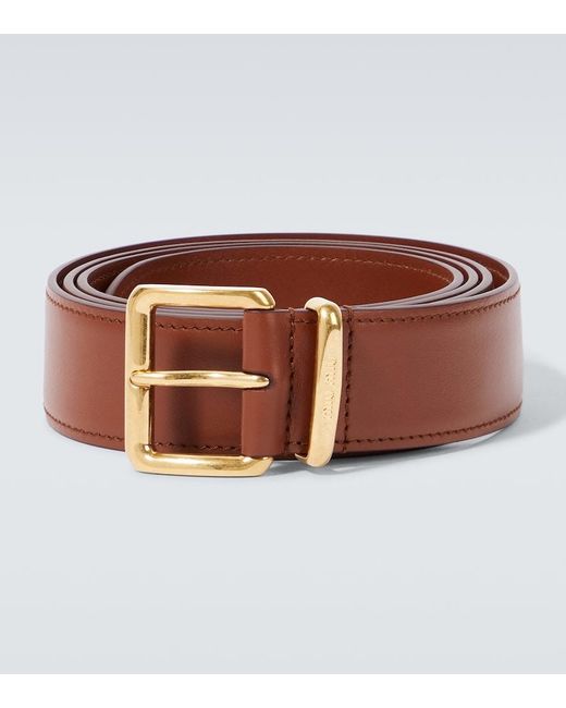Miu Miu Brown Leather Belt for men