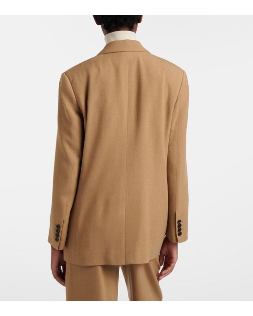 The Row Natural Ezri Silk Blazer