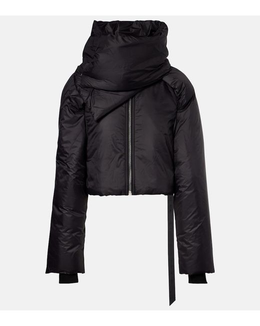 Rick Owens Black Convertible Puffer Jacket