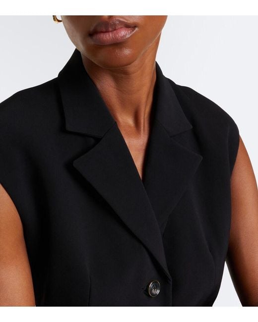 Chaleco Sorenne Veronica Beard de color Black