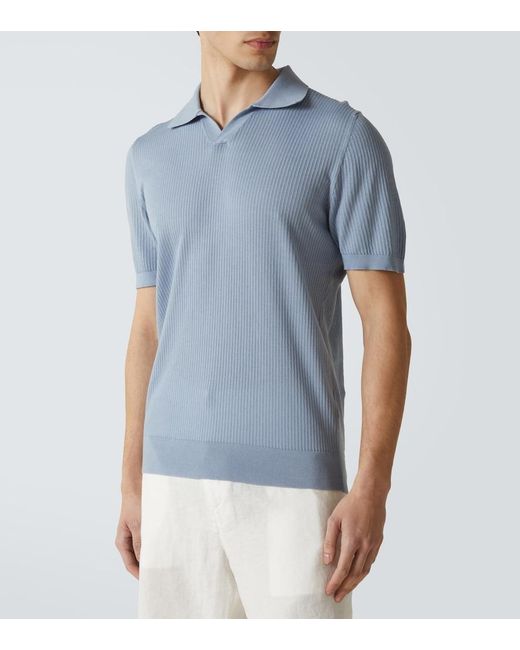 Polo di Fedeli in Blue da Uomo