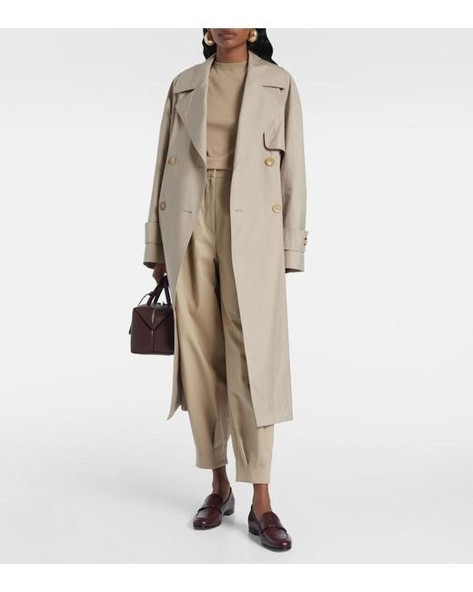 Max Mara Purple Leather Mocassins