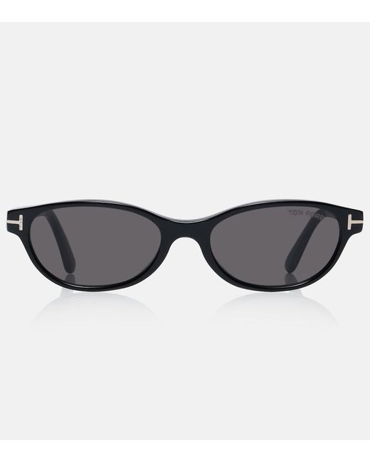 Tom Ford Brown Chloe Cat-Eye Sunglasses