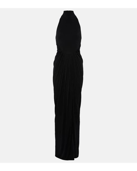 Long Sleeve Dress in Noir ALAÏA