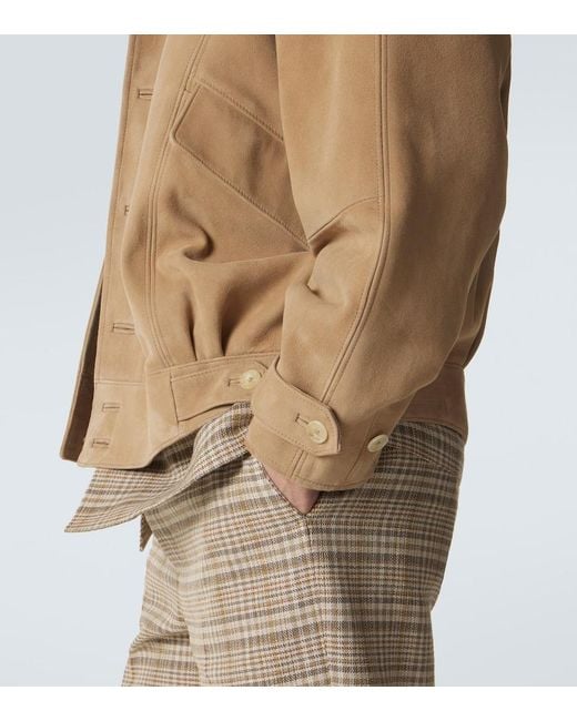 Auralee Natural Suede Blouson Jacket for men