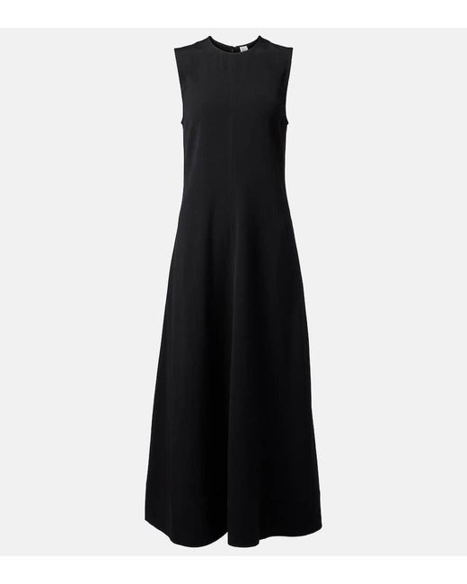 Totême  Black Striped Maxi Dress
