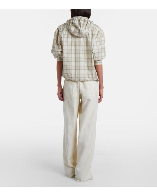 7 For All Mankind Natural Utility Wide-Leg Pants