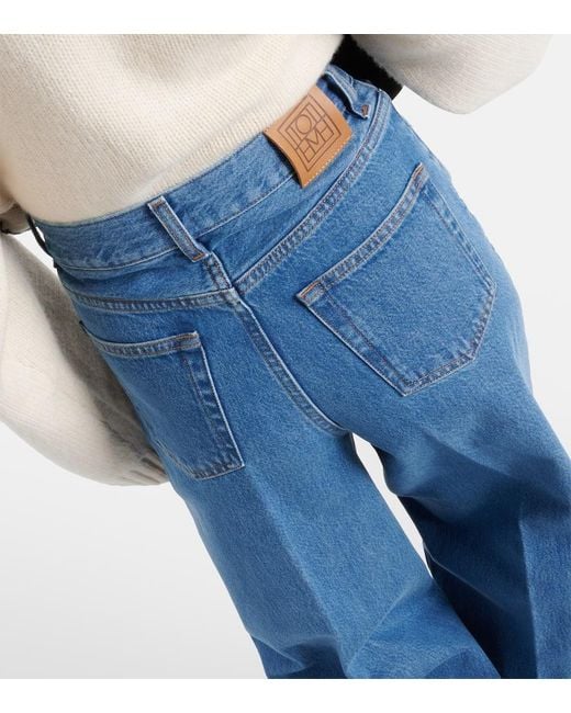 Jeans a gamba larga di Totême  in Blue