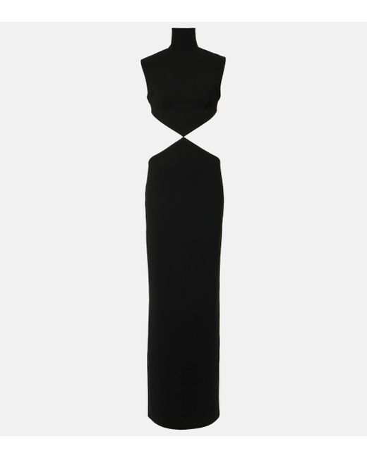 Monot Black Cutout Maxi Dress
