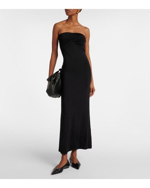 TOVE Black Cate Strapless Maxi Dress