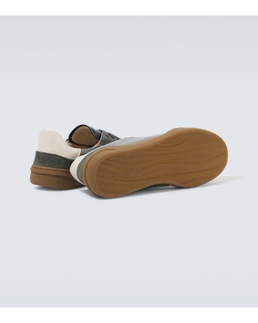 Zapatillas Bars M De Ante Y Piel Acne de hombre de color Gray