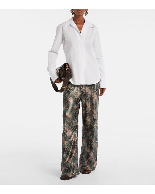 Dries Van Noten White Cotton Shirt