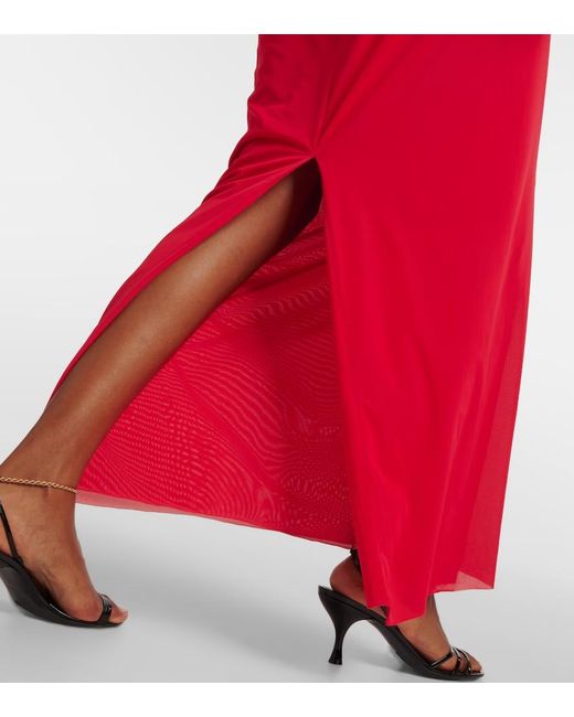 Christopher Esber Red Molded Venus Maxi Dress