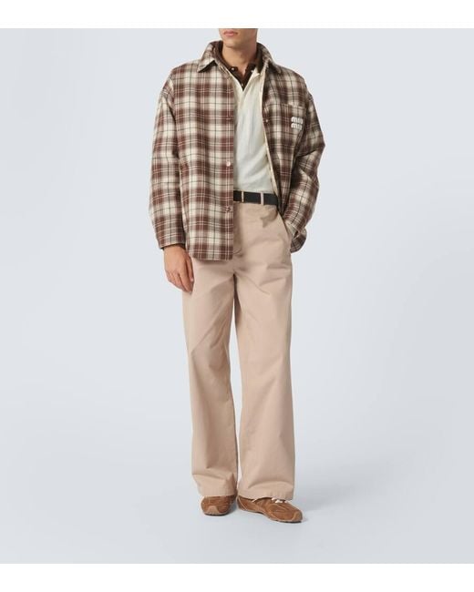 Giacca di Miu Miu in Brown da Uomo