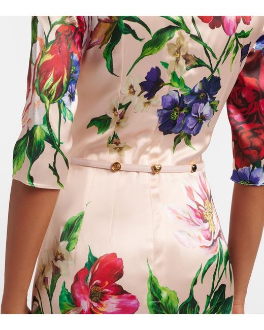 Dolce & Gabbana Natural Embellished Leather Belt