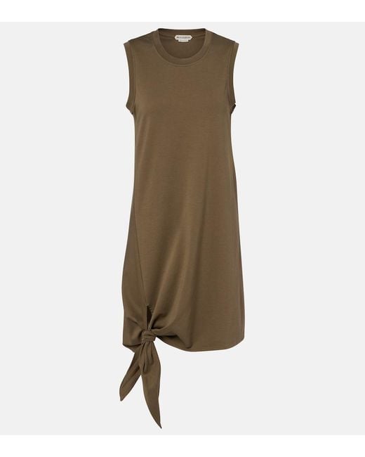 J.W. Anderson Green Cotton Jersey Minidress
