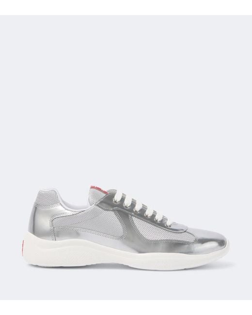 Prada White America's Cup Sneakers for men