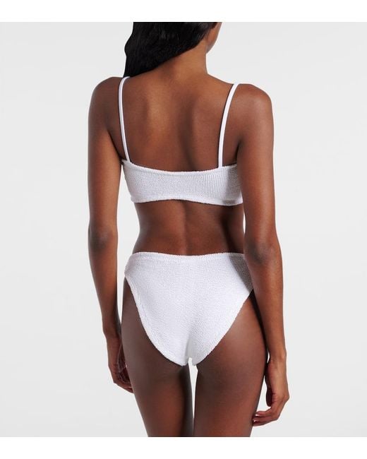 Hunza G White Misty Bikini