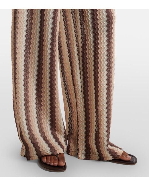 Melissa Odabash Natural Viv Striped Jumpsuit