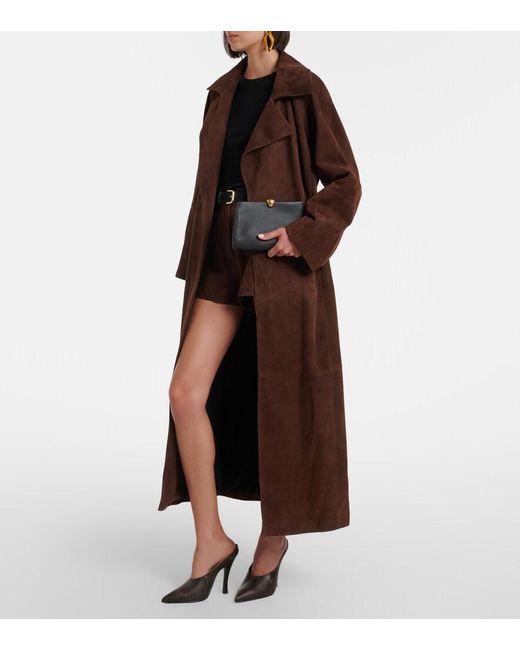 Nour Hammour Black Lou Leather Clutch