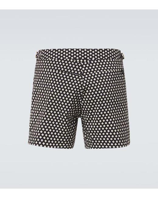 Banador A Cuadros Tom Ford de hombre de color Black