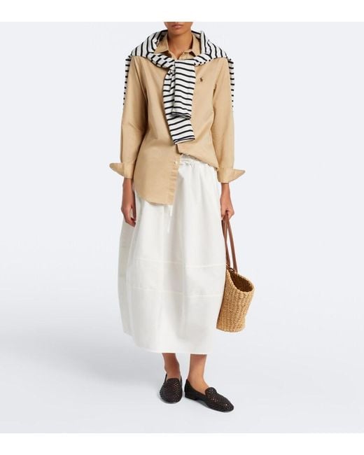 Polo Ralph Lauren Natural Cotton Poplin Shirt