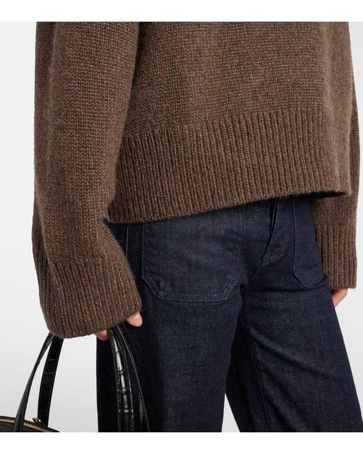 Nili Lotan Brown Tabitha Cashmere Turtleneck Sweater