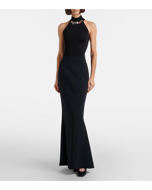 Givenchy Black High-Rise Maxi Skirt