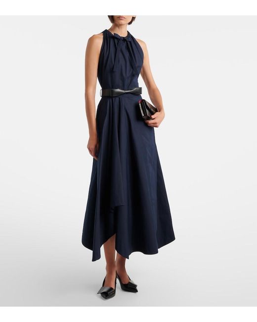 Givenchy Black Twisted Ribbon Leather Slingback Pumps
