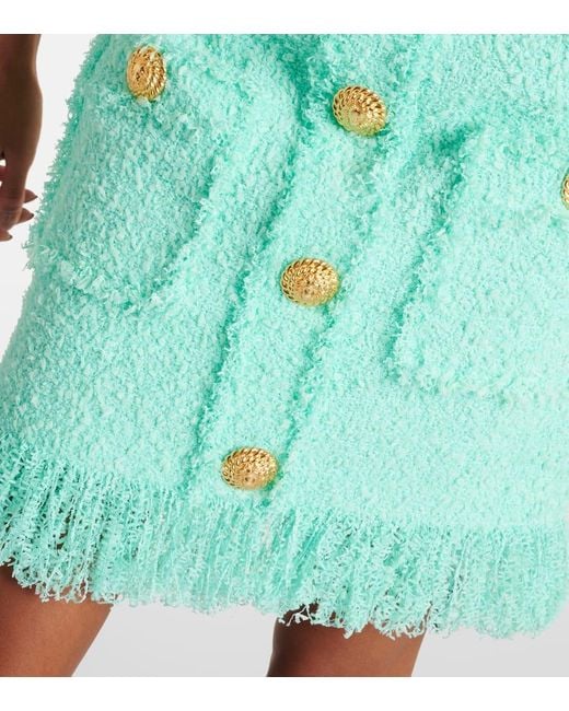 Minigonna di Balmain in Green