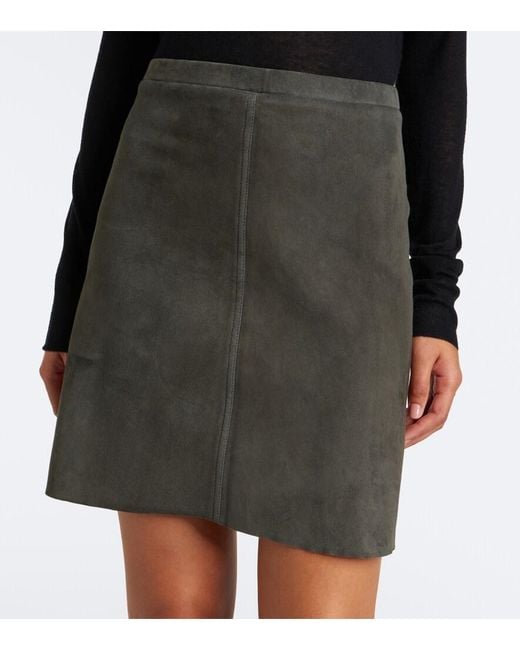 Stouls Black Lucie Suede Miniskirt