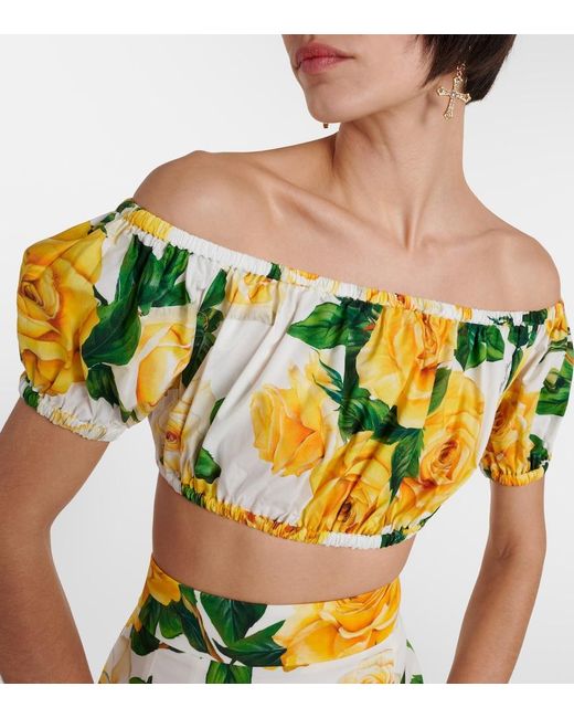 Dolce & Gabbana Multicolor Top Cotton