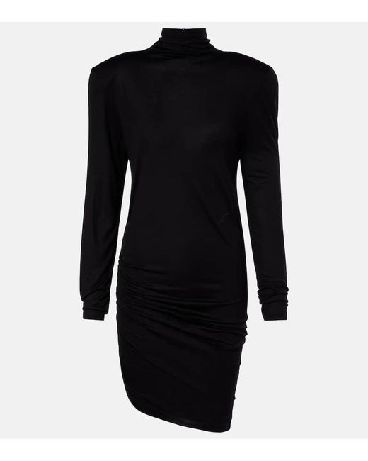Jacquemus Black Turtleneck Minidress