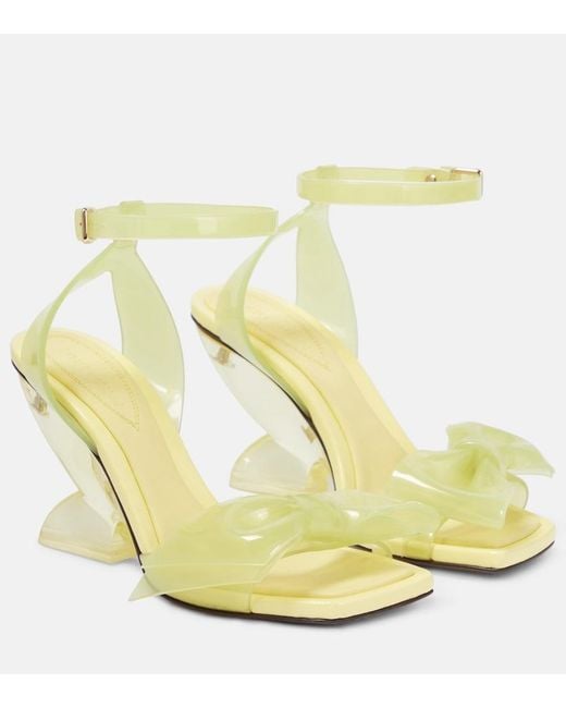 Zimmermann Metallic Jelly Bow 85 Pvc Wedge Sandals