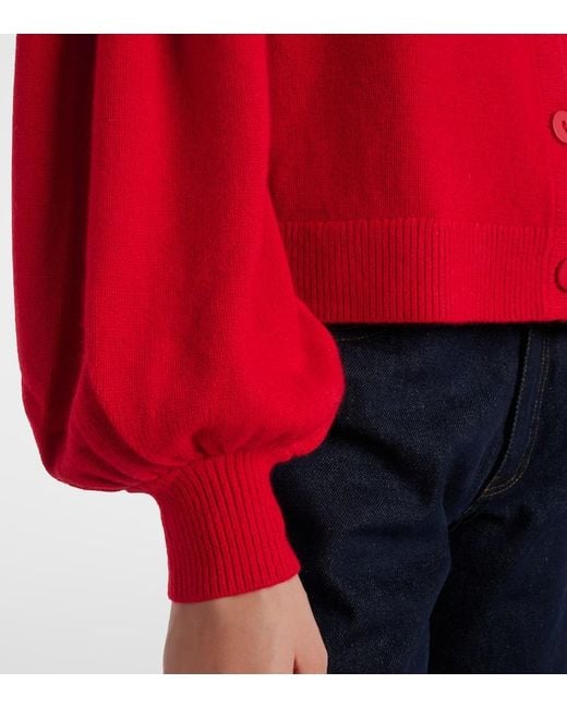 Cardigan Con Aplique De Parche Farm Rio de color Red