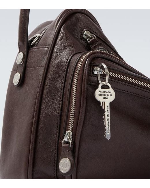 Sac Camero En Cuir Acne pour homme en coloris Black
