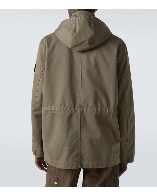 Veste Compass En Coton Stone Island pour homme en coloris Green