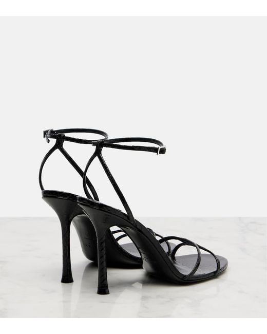 Sandales Leo 100 En Cuir Jimmy Choo en coloris Black