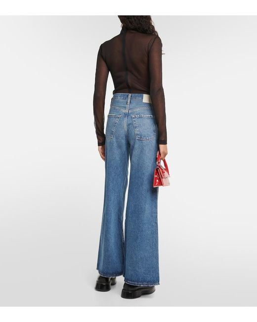 Jeans Bootcut Beverly A Vita Alta di Citizens of Humanity in Blue