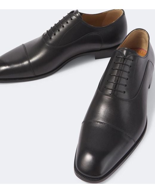 Christian Louboutin Black Greggo Leather Oxford Shoes for men