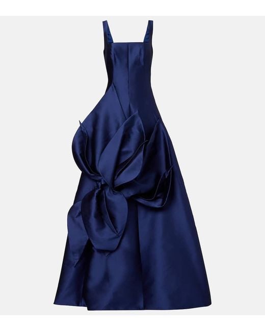 Robe Longue Sabella Costarellos en coloris Blue