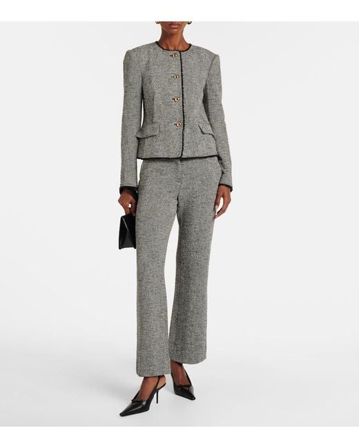Jonathan Simkhai Gray Ivie Herringbone Jacket