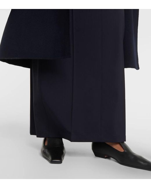 Falda larga Circeo de lana Max Mara de color Black